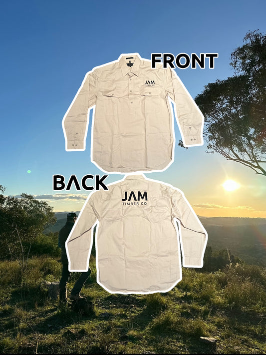Tan JAM Timber Co Long Sleeve Shirt