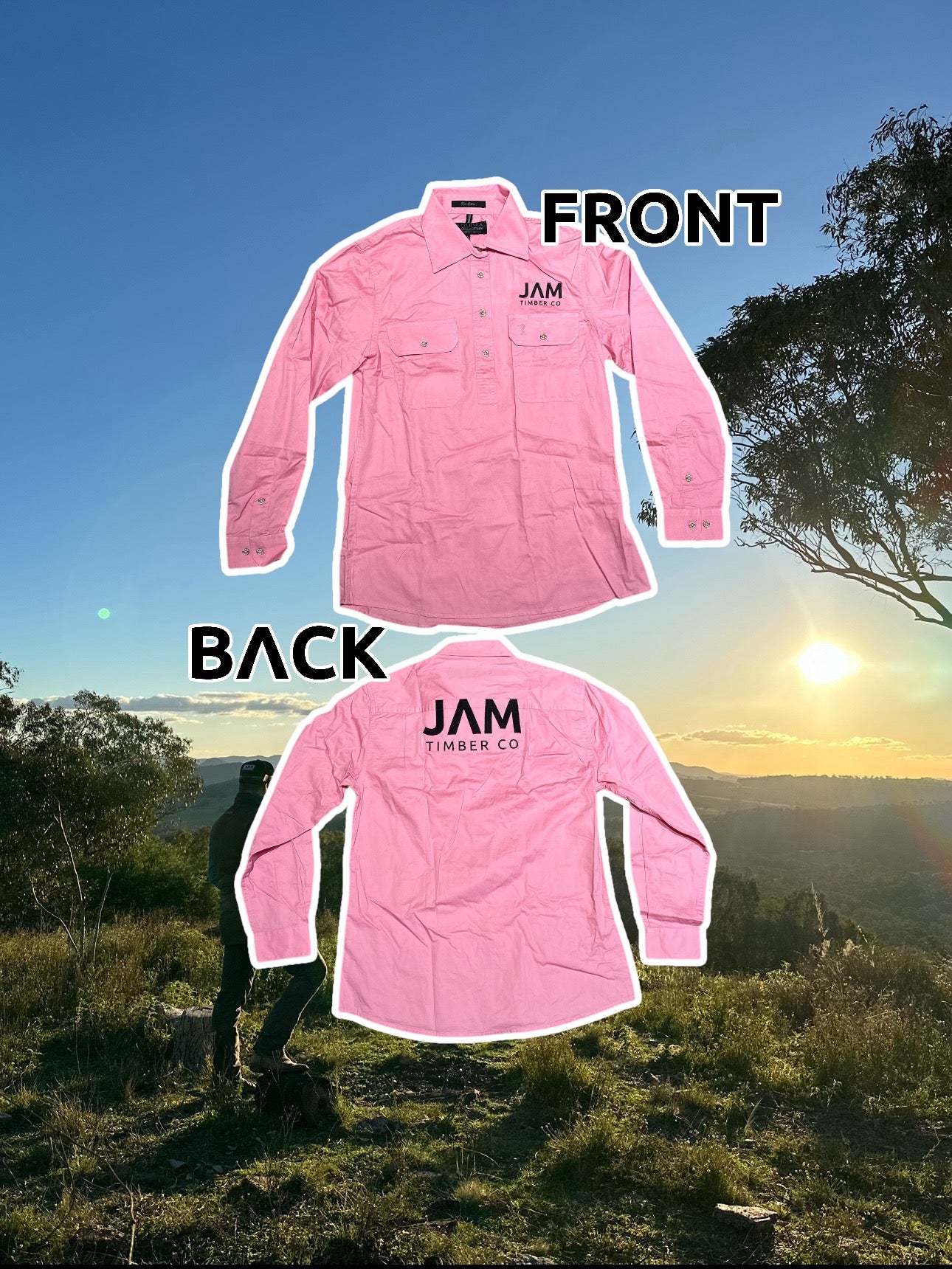Pink - JAM Timber Co Long Sleeve Shirt